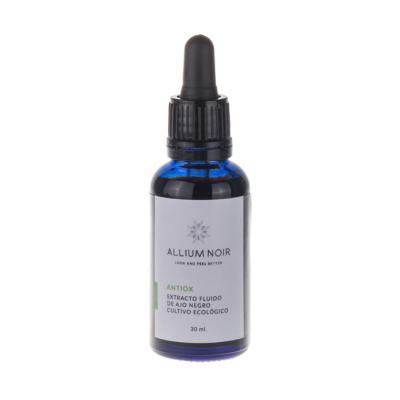 Antiox BIO 30 ml Allium Noir | MOONSPORT O Antiox BIO Allium Noir contém ingredientes com elevado poder antioxidante que visam contribuir para retardar o envelhecimento da pele e órgãos internos.