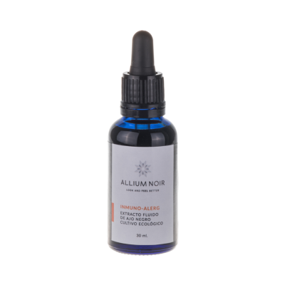 Inmuno-Alerg BIO 30 ml Allium Noir | MOONSPORT O Inmuno-Alerg da Allium Noir é um suplemento biológico que visa apoiar o sistema imunitário, sobretudo em casos de alergias e intolerâncias.
