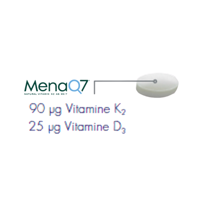 A Vitamina K2+D3 WHC Labs visa apoiar os ossos, músculos e o sistema imunitário, com 90 mcg de vit. K2 (MenaQ7®: MK-7) e 25 mcg de vit. D3 (colecalciferol).