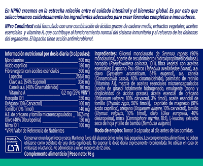 Rótulo do Candintest da NPRO.